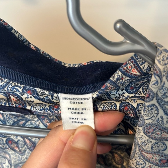 John Lennon Men's Multicolor Paisley Shirt - Picture 5 of 5